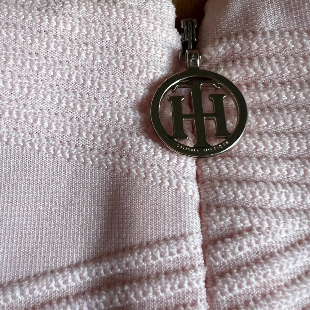 🏷️ Tommy Hilfiger Pastel Pink Dress - Size 12 - Picture 4 of 4